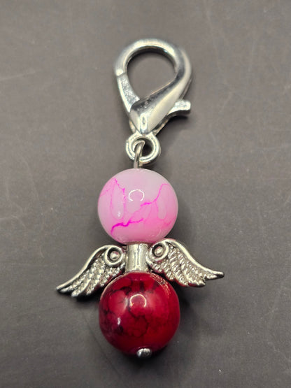 Angel wings bag charms - 4 pack zipper charms