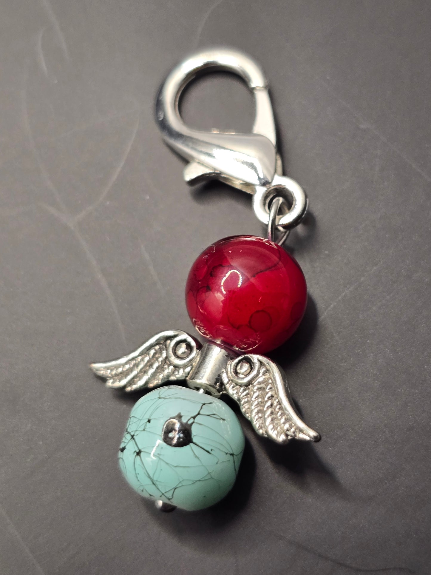 Angel wings bag charms - 4 pack zipper charms