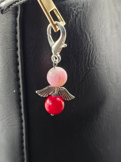 Angel wings bag charms - 4 pack zipper charms