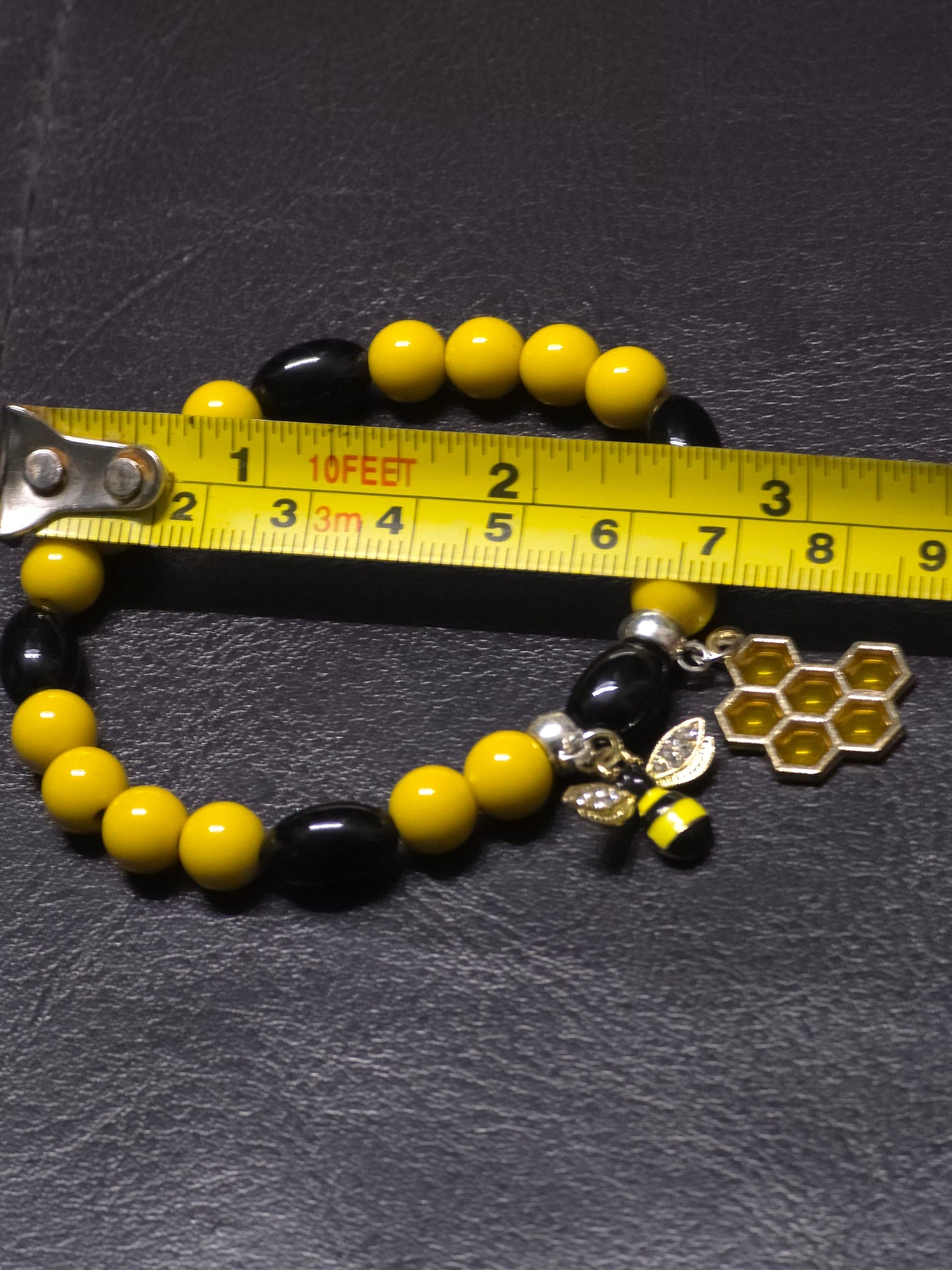 Bumble Bee Elasticated Bracelet - Kids - adults - fun costume bracelet for insect lovers